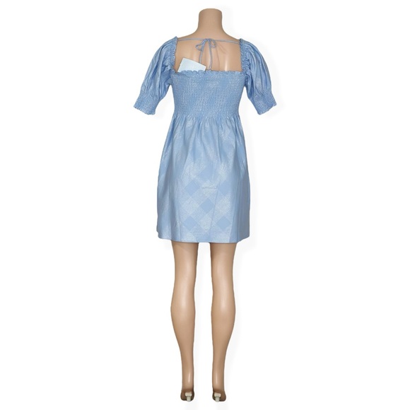 HILL HOUSE Athena Nap Dress - Light Blue Glitter - Picture 9 of 11